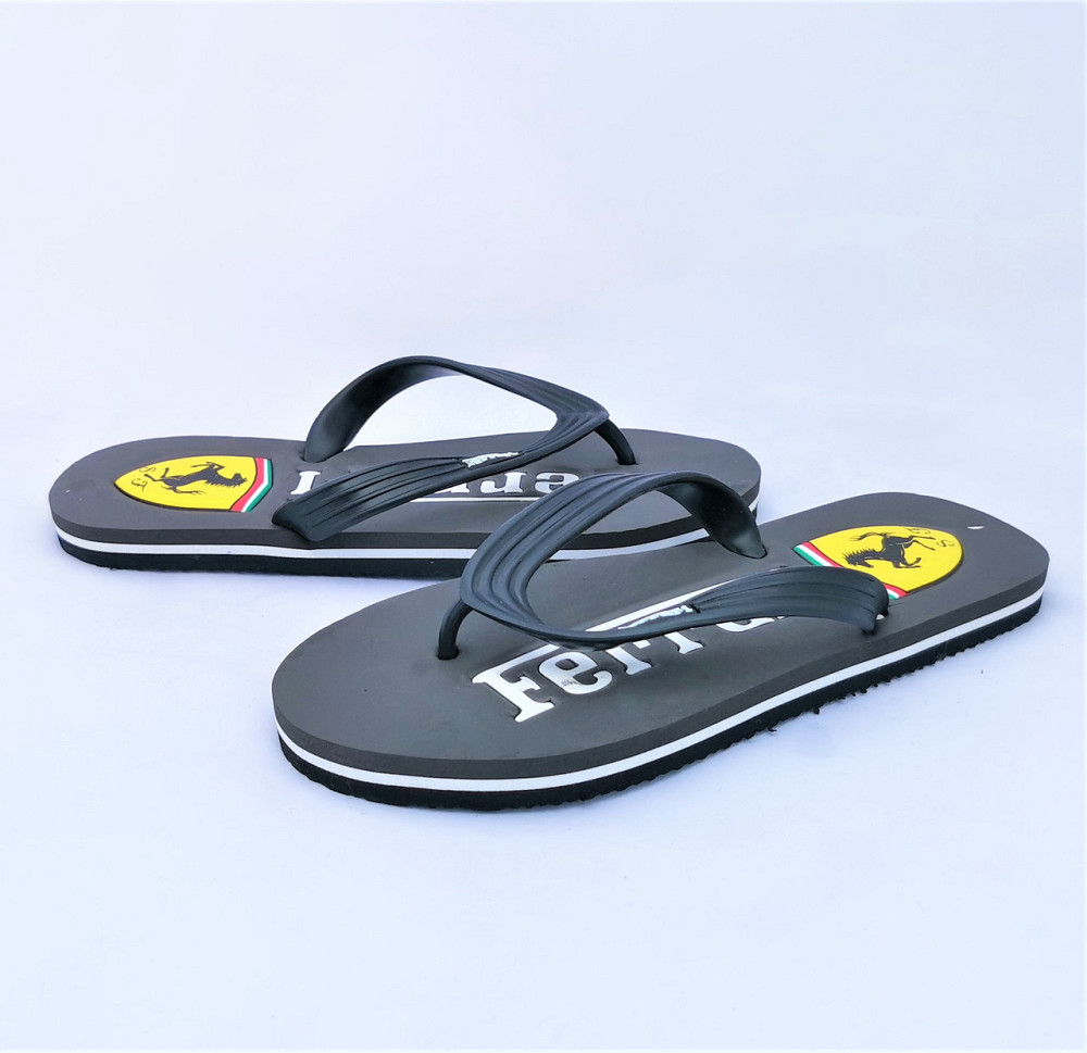 Чоловічі В'єтнамки Капці FERRARI Шльопанці Сірі Шльопанці (розміри: 41,42,43,44) Дніпро - фото 2