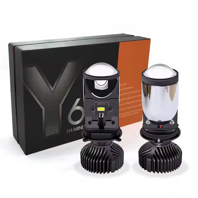 Комплект світлодіодних лінз HeadLight Y6D BI-LED H4 12/24V Харків - фото 8