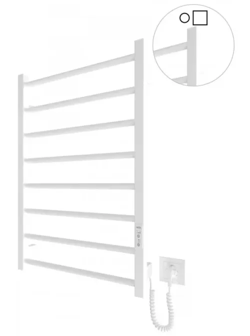 Електрична рушникосушка Hygge Family Leeds 770x530 білий мат Київ - фото 1