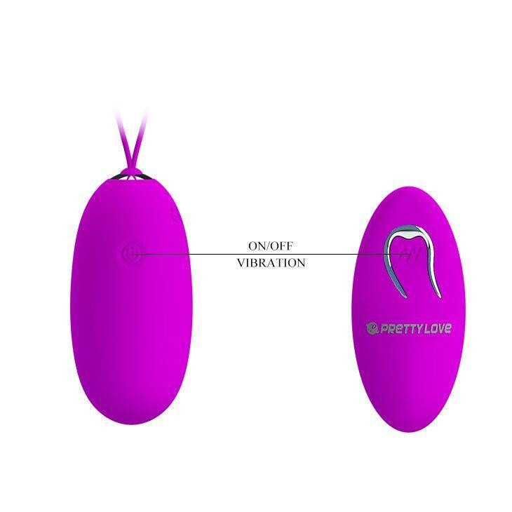 Перезаряджаюче віброяйце з пультом ду PRETTY LOVE-Joyce, BI-014362W-10 Sex Aura Київ - фото 7