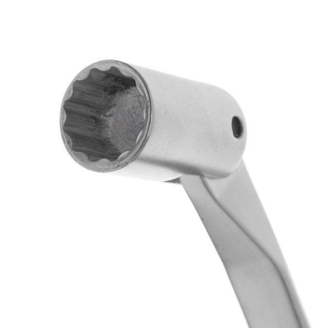 Ключ рожково-накидний, шарнірний, 15 мм,, Cr-V, покриття: сатин-хром INTERTOOL XT-1415 Київ - фото 3