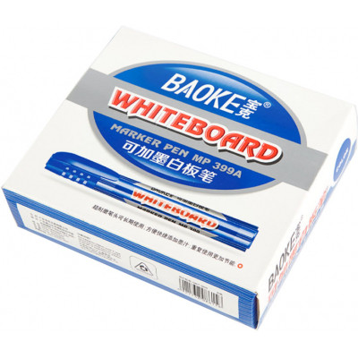 Маркер Baoke для сухостираємих дощок, 2.5 мм синій (MARK-BOA-BAOMP399ABL) Вінниця - фото 2