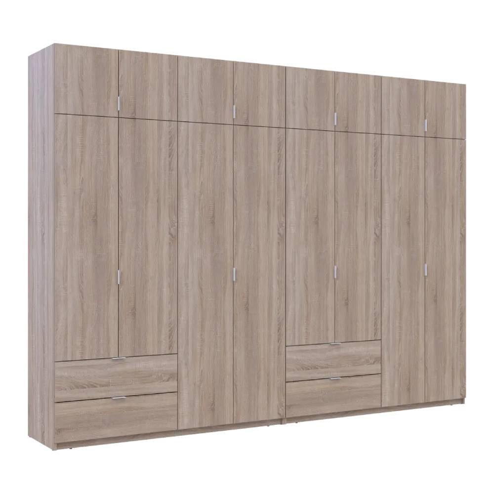 Шафа для одягу Doros Лукас Дуб сонома 4+4 ДСП 320х50х240 DRS-011710 (42005127) Львів - фото 6