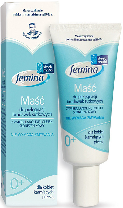 Мазь для догляду за сосками Femina крем від тріщин при грудному вигодовуванні Skarb Matki 30 г Кривий Ріг - фото 1