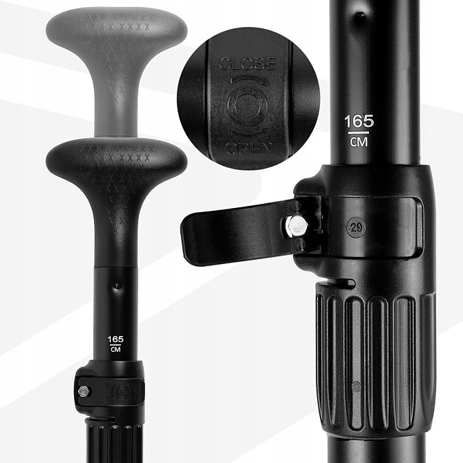 Складное весло регулируемое 2в1 для sup доски и каякинга 165-225 см Scoopes (Blade) Нововолынск - изображение 4