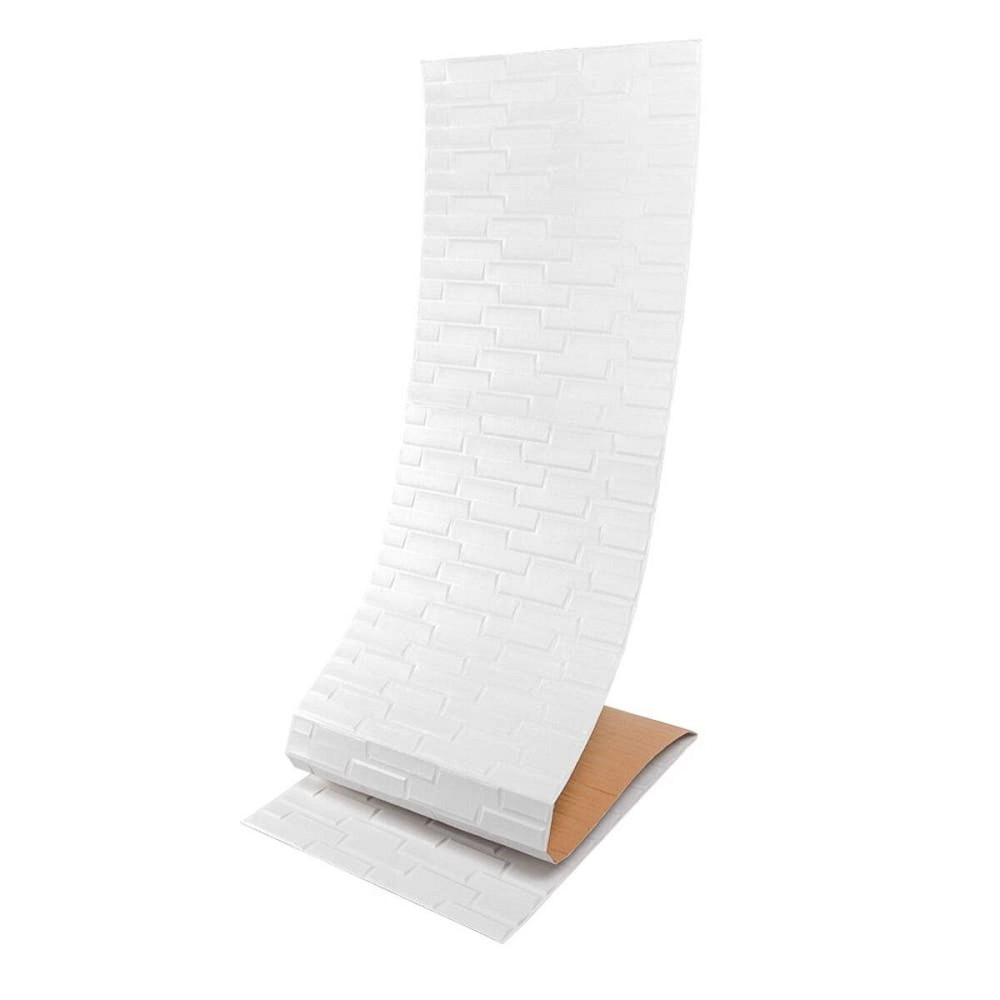 Самоклеющаяся 3D панель 19600х700х5мм Белая Кладка SW-00001335 Киев - изображение 1
