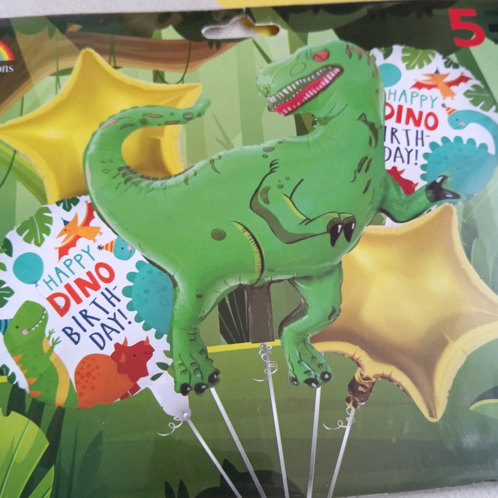Набор воздушных шаров динозавр (5 предметов) Киев - изображение 2