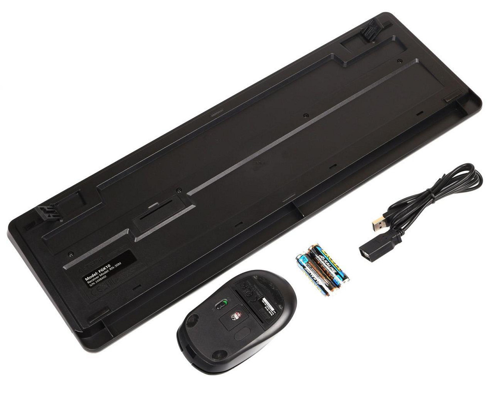 Комплект (клавіатура, миша) бездротовий A4Tech FG1012S Black/Grey Сірий Харків - фото 1