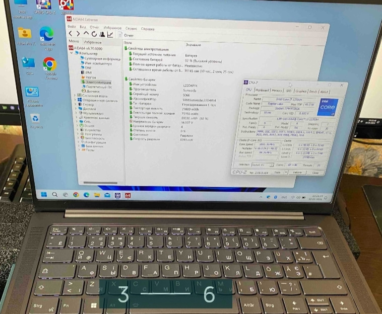 Ноутбук від Lenovo - Lenovo Yoga Pro 7 14IRH8 Tidal Teal (82Y7004WGE) (новий). Київ - фото 4