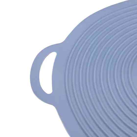 TS Kitchen Багаторазова силіконова кришка для універсальна 32 х 28 см сіра HP34540L Київ