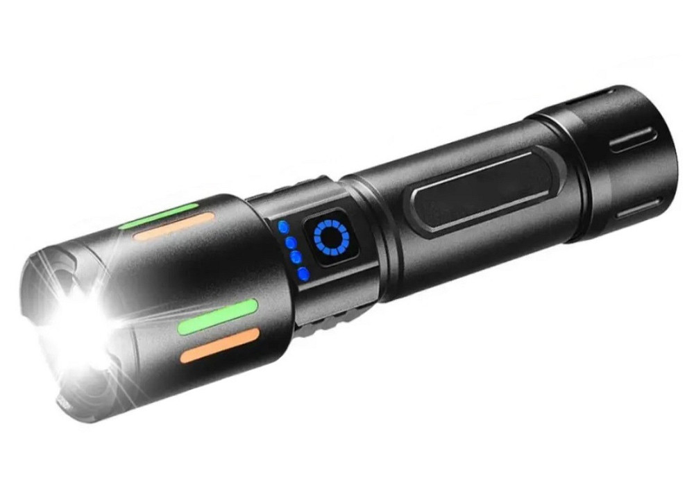 Фонарь ручной MHZ BL-611-TG АКБ 26650, черный Винница - изображение 1