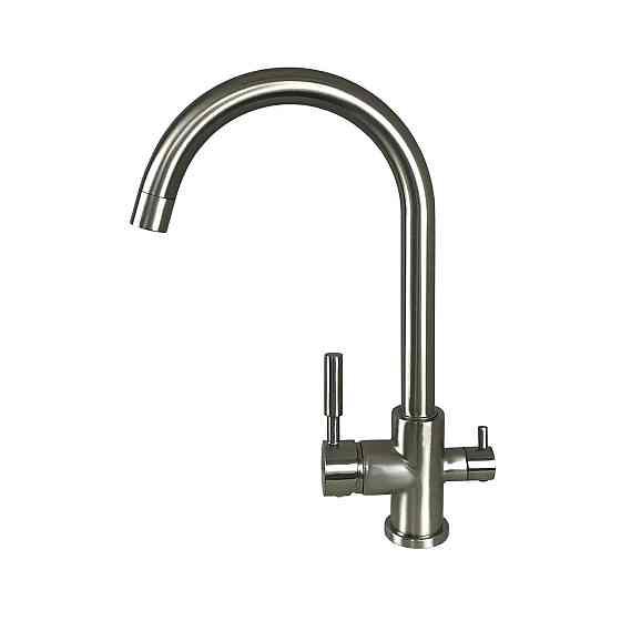 Смеситель для кухни под осмос Globus Lux LAZER GLLR-0333-8-StSTEEL (000012239) Киев