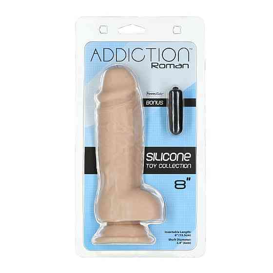 Реалистичный фаллоимитатор ADDICTION Roman 8″ Girthy Dong, длина 22 см, диаметр 6 см Sex Aura Киев