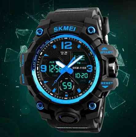 Чоловічий наручний годинник Skmei Hamlet 1155 Синій Вінниця