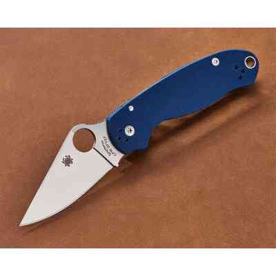 Нож Spyderco Para 3 Satin SPY27 Cobalt Blue G10 (C223GPCBL) Винница