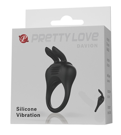 Кольцо эрекционое серии Pretty - DAVION Silicone Vibration, BI-210264 Sex Aura Киев - изображение 9