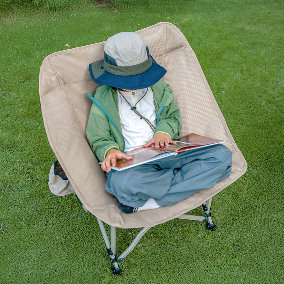 Стілець складаний Naturehike Stellaluna T04 CNK2550JJ022, вуглецева сталь, чорний Киев - изображение 7