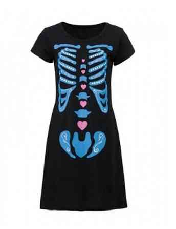 Сукня Скелет для вечірки Хелловін розмір S 38-40 чорний Київ