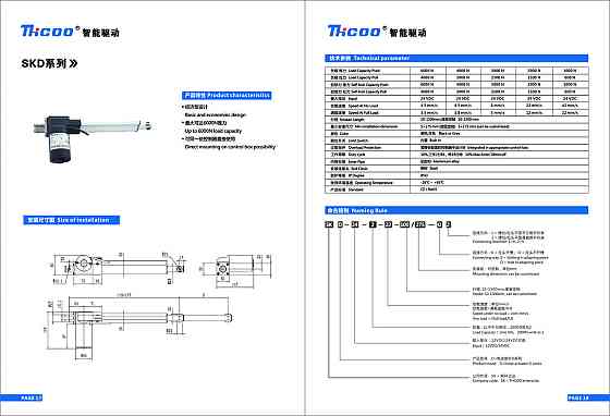 Актюатор штоковий 500мм для автоматики 200Н 44мм/с Київ