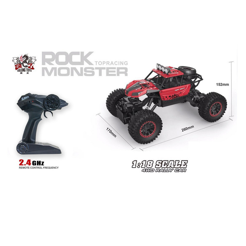 Автомобіль Off-Road Crawler З Р/К - Super Sport (Червоний, 1:18) Дніпро - фото 18