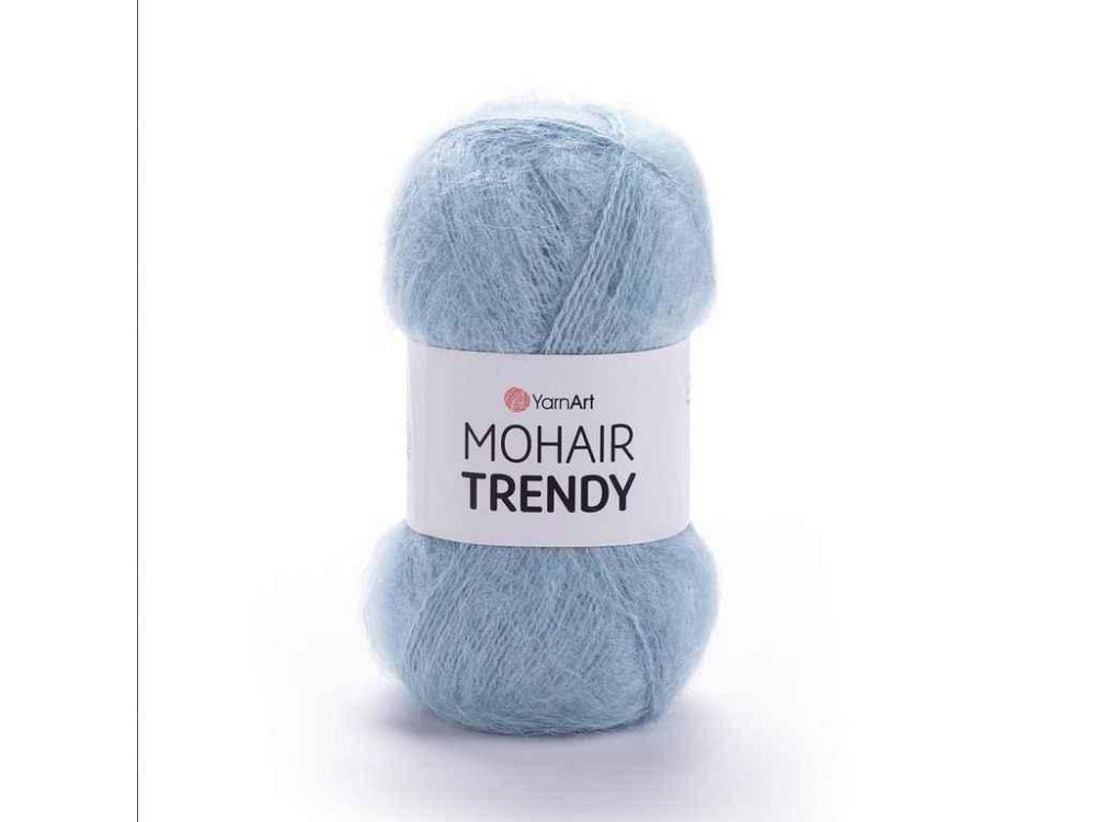 Пряжа Mohair Trendy блакитний 50% мохер 50% акрил 220м 100г 5шт/уп 107 ТМ YarnArt Київ - фото 1