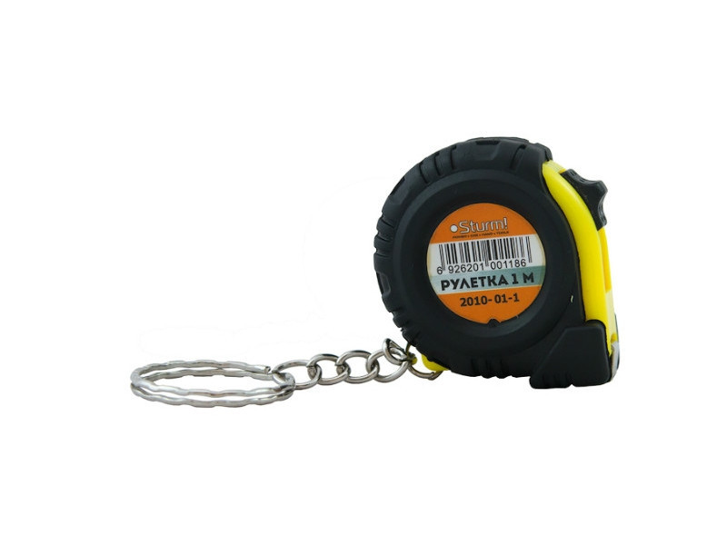 Рулетка брелок Sturm 2010-01-1, 1 м, погумований корпус (читати опис) Рівне - фото 1