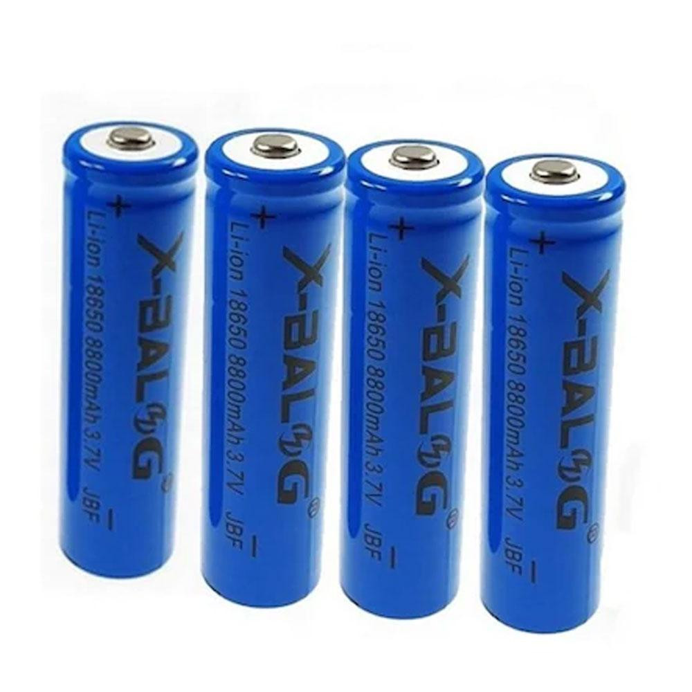 Акумулятор 18650, 8800mAh, 3,7В, Li-ion, X-BALOG / Багаторазова літій-іонна батарея Київ - фото 8