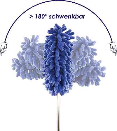 Щетка для уборки пыли пипидастр телескопическая (фиолетовая) Вінниця