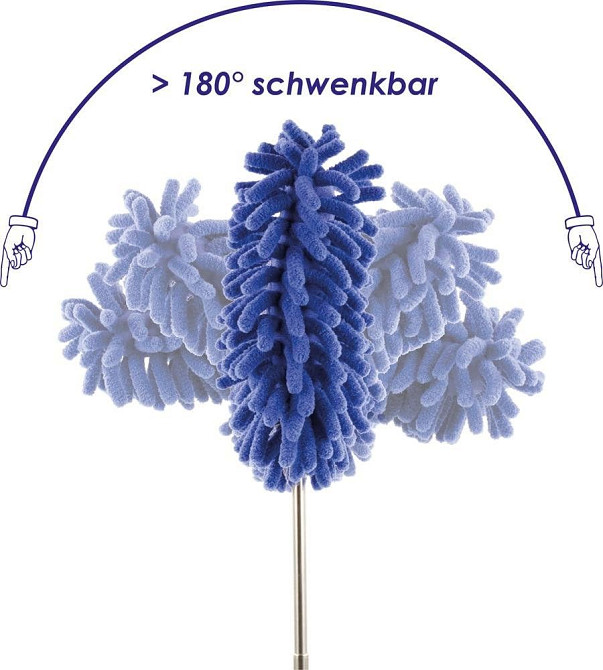 Щетка для уборки пыли пипидастр телескопическая (фиолетовая) Винница - изображение 6