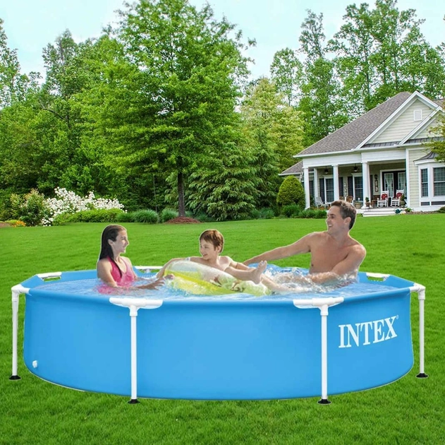 Басейн каркасний Intex на 1825л розмір 244*51 см Синій (28205) Чернигов - изображение 3