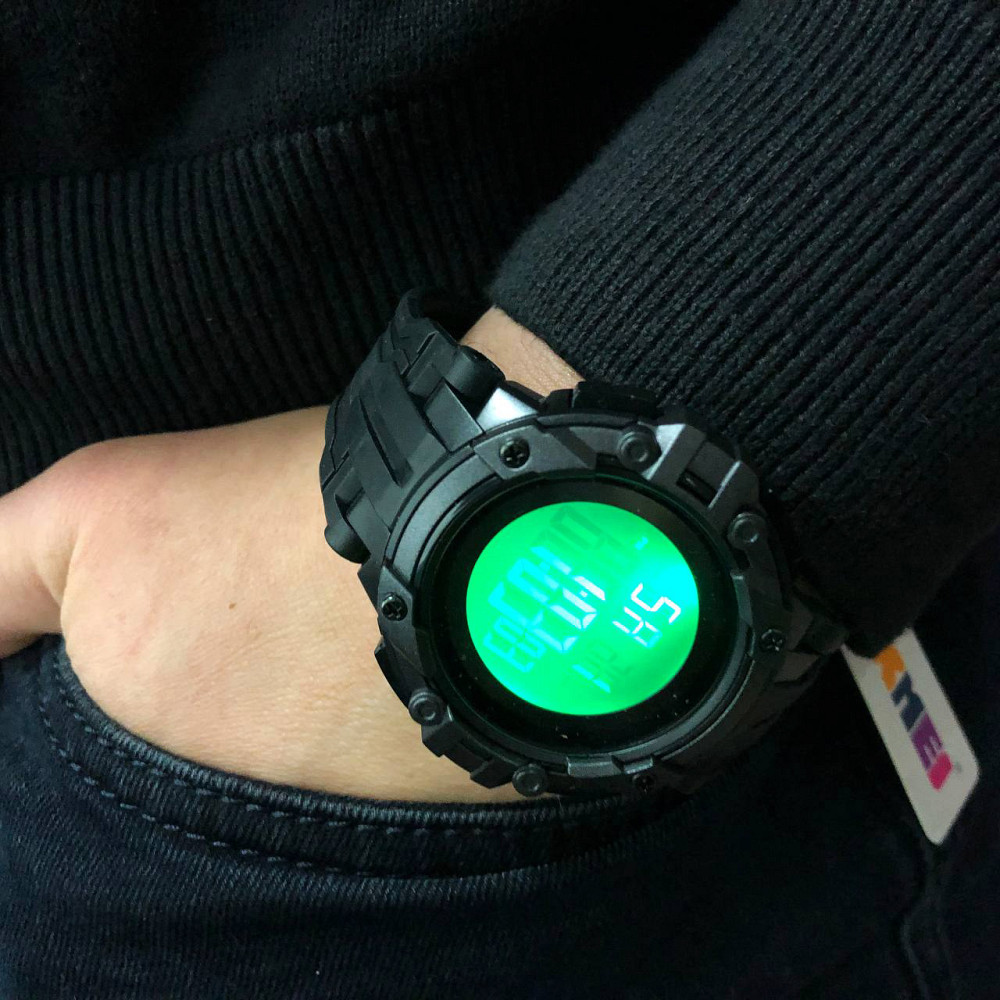 Сучасні військові годинники SKMEI 1545BKWT, Армійські електронні годинники наручні спортивні DV-89 Івано-Франківськ - фото 1
