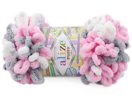 Пряжа Puffy Color 6370 5шт/уп ТМ ALIZE ТМ Alize Київ