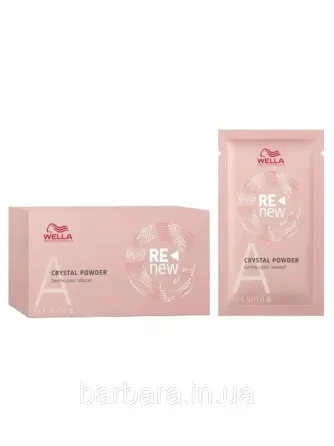 Кристалл-пудра для мягкого видалення кольору (9 г 1 пакетик) Color Renew Crystal Powder Wella Professionals 9 г Київ