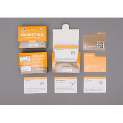 Обучающий набор English Student Карточки для изучения английского языка Marketing English Vocabulary, украинский (591225968) Винница - изображение 6