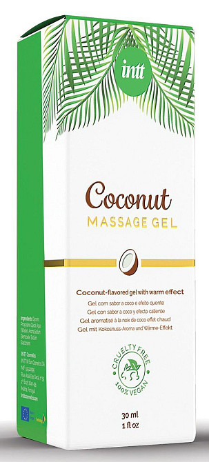Масажний гель для інтимних зон Intt Coconut Vegan (30 мл) Sex Aura Київ - фото 3