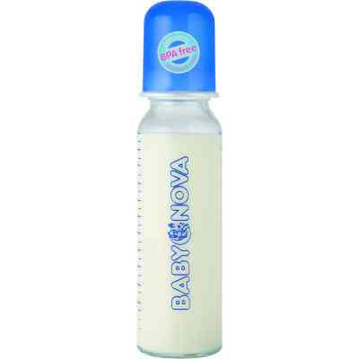 Бутылочка для кормления Baby-Nova стеклянная 250 мл (3960300) Винница