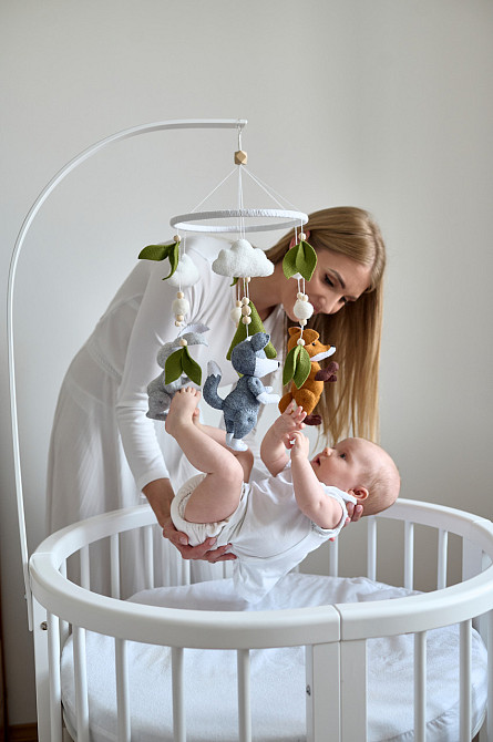 Музичний мобіль WoollyFox «Лісові звірятка» з 35 мелодіями Київ - фото 8