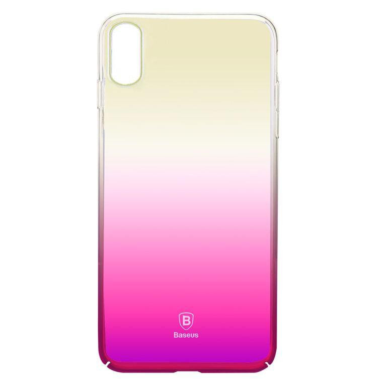 Чохол Baseus для iPhone X/Xs Glaze pink (WIAPIPHX-GC04) Київ - фото 1