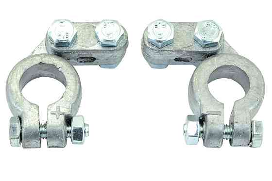 Клеммы свинцовые (боковые) (к-кт 2 шт) АКБ Мукачево