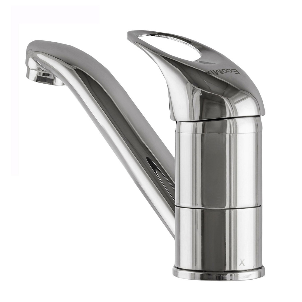 Змішувач для умивальника EcoMix ELIT EM-N-103M-WH-1 поворотній 15см (без Шлангів)-(по 1шт в коробці) Тернополь - изображение 2