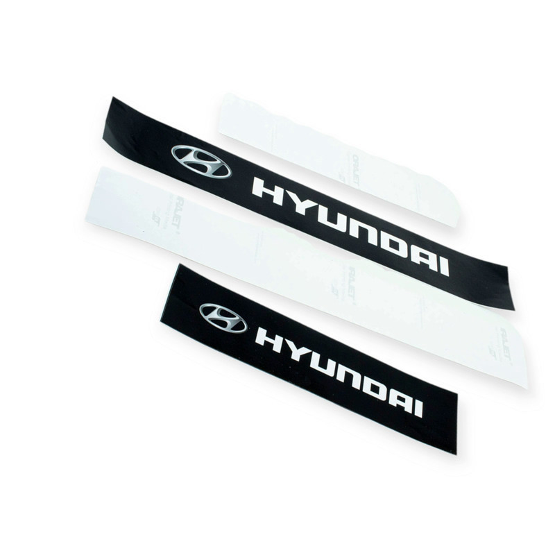 Наклейка на пороги "автомобіль Хюндай" (4шт) Мукачево - фото 1