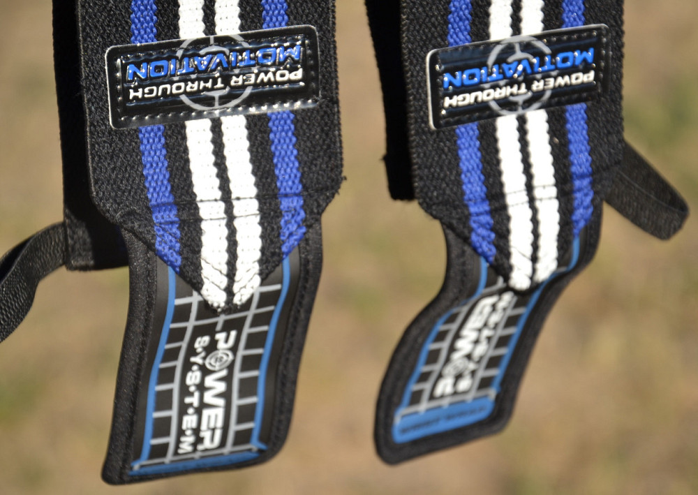 Кистьові бинти Power System PS-3500 Wrist Wraps  Blue/Black Кам'янське - фото 9