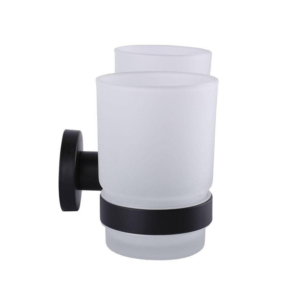 Стакан подвійний Globus Lux BS8428 чорний матовий SUS304 (000022213) Київ - фото 4