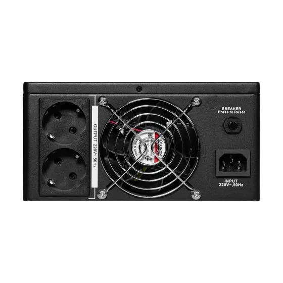 Високочастотний інвертор 1500VA/1.5kW Kraft KRF-SAVR1500VA/1.5kW-24V під зовнішній акумулятор (42-00114) Київ