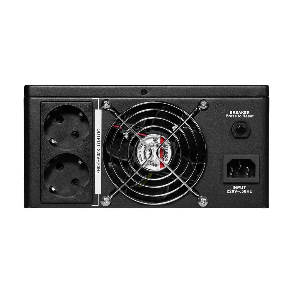 Високочастотний інвертор 1500VA/1.5kW Kraft KRF-SAVR1500VA/1.5kW-24V під зовнішній акумулятор (42-00114) Київ - фото 5