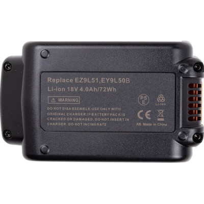 Аккумулятор к электроинструменту PowerPlant для PANASONIC 18V 4.0Ah Li-ion (EY9L51B) (TB921140) Винница - изображение 2