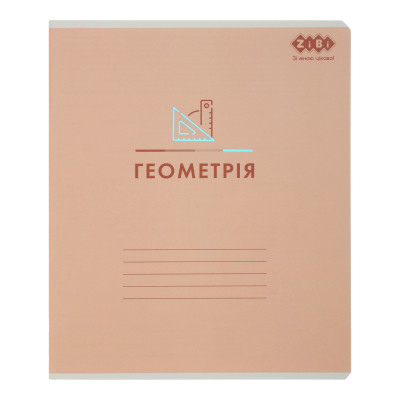 Тетрадь ZiBi предметная PASTEL 48 листов ячейка, геометрия (ZB.1701-11) Винница - изображение 1