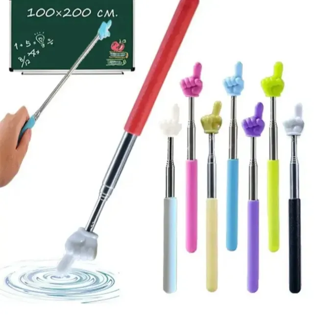 Телескопическая указка Палец 21–69 см складная указка для учителей, тренеров и игр с детьми Одесса - изображение 6