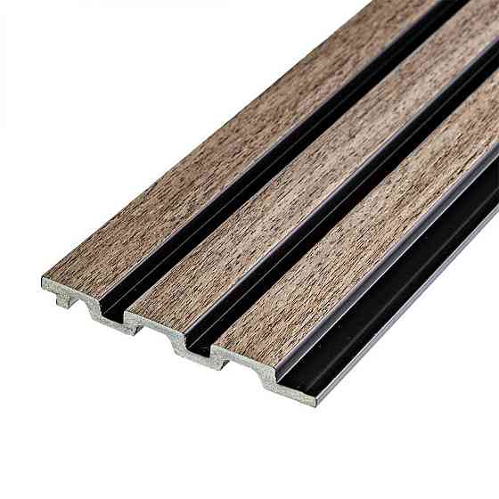 Рейка декоративная PS 2900х120х12мм Серо-коричневый SW-00001744 Днепр