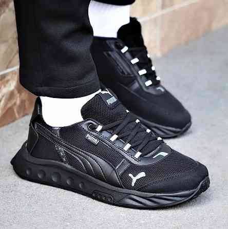 Кроссовки Мужские Puma Чёрные Пума Тканевые Текстиль (размеры: 41) Днепр